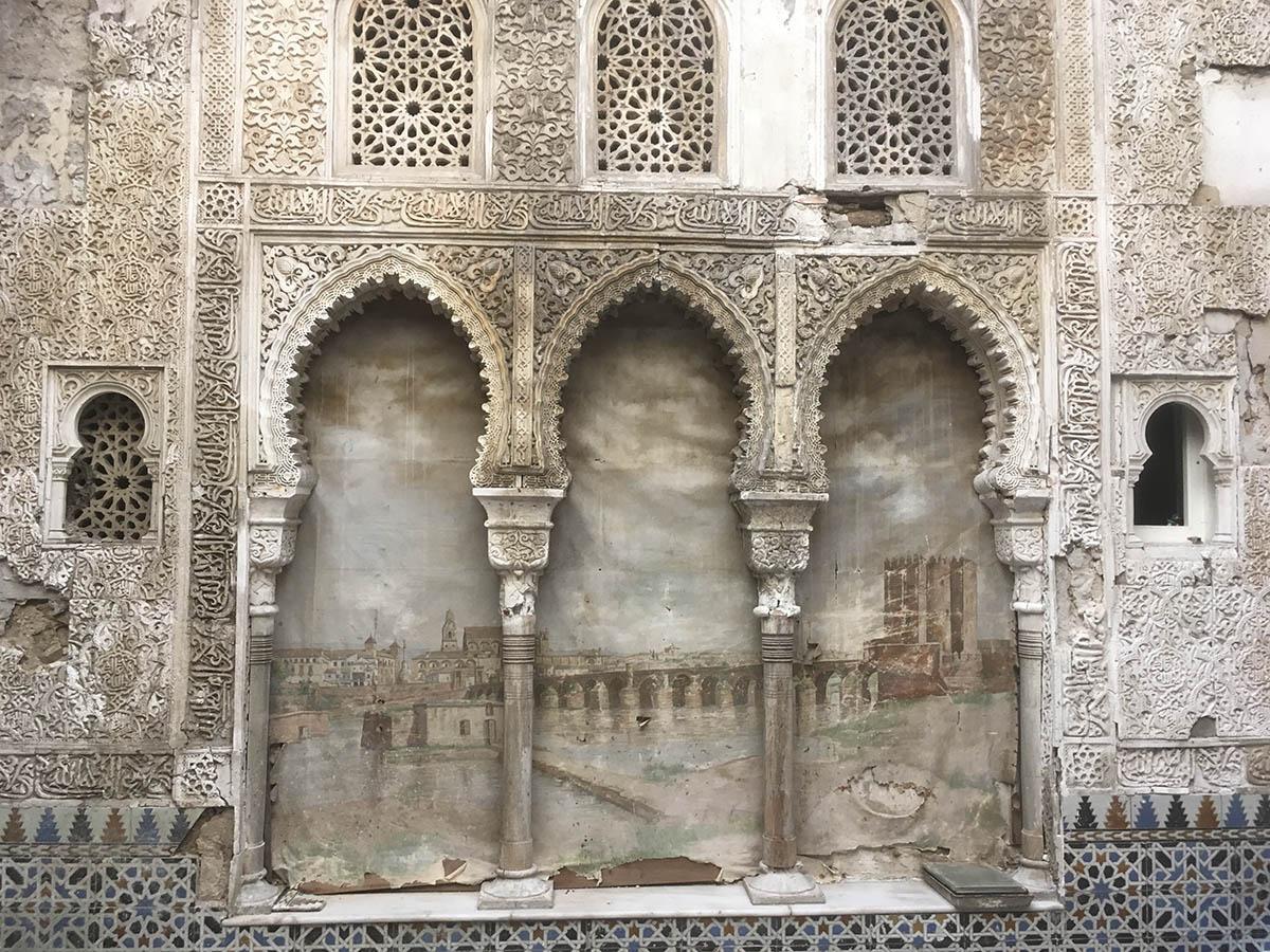 El estado del estudio antes de su restauración El estado del estudio antes de su restauración