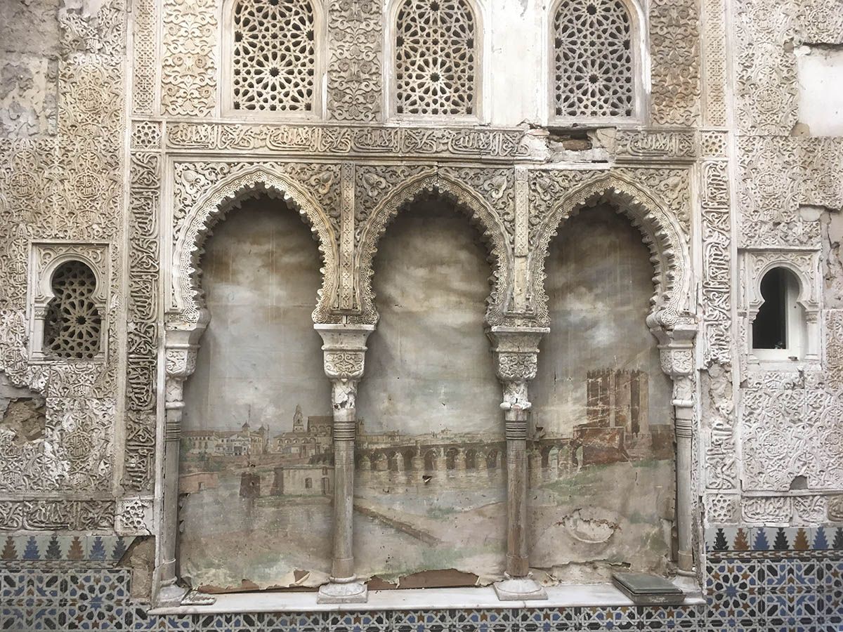 El estado del estudio antes de su restauración