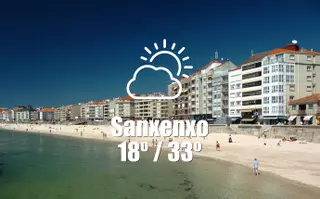 El tiempo en Sanxenxo: previsión meteorológica para hoy, domingo 3 de agosto