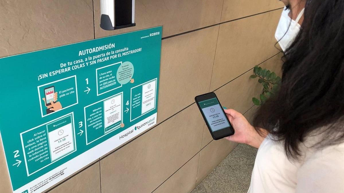 Quirónsalud Málaga desarrolla un sistema para ir de casa a la consulta sin esperas