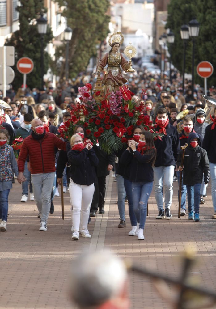 Faura disfruta de la Pujà de Santa Bárbara.