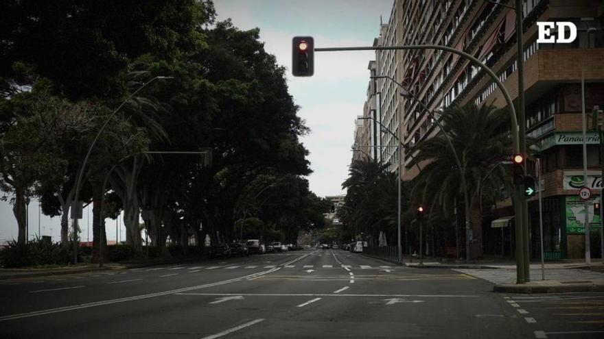 Coronavirus en Tenerife: El estado de alarma 'entristece' las calles de Santa Cruz