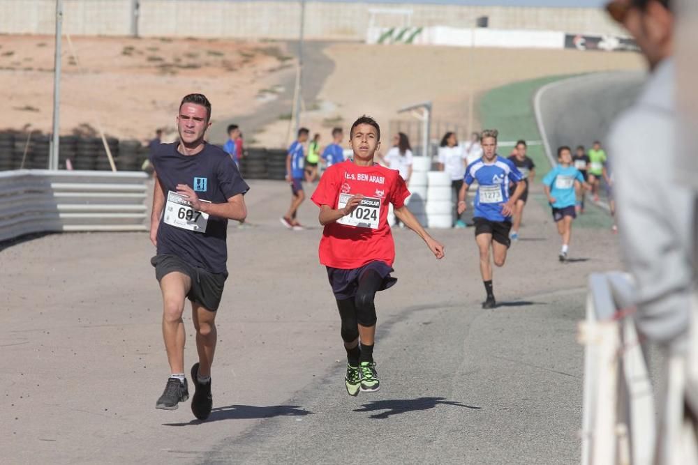 Cross Escolar Cartagena en el Circuito de Velocida