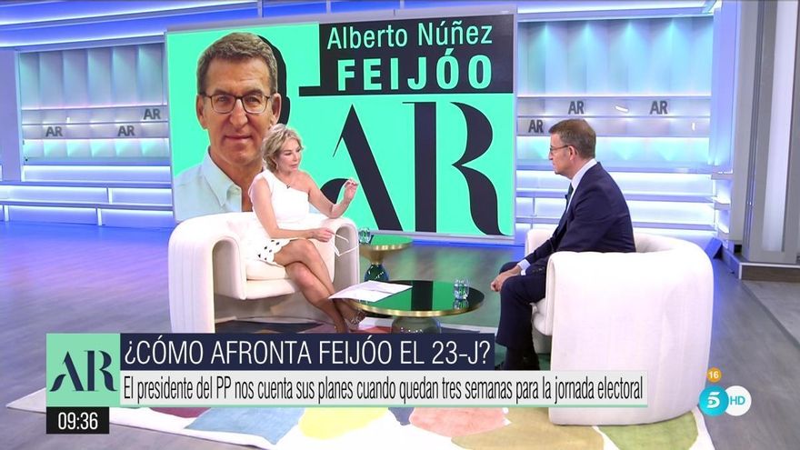 Feijóo, en El programa de AR: "Si Vox vota con el sanchismo, es evidente que tendrá que explicarlo"