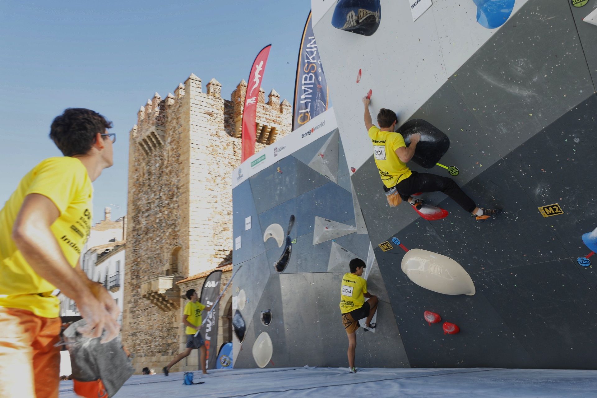 Campeonato de España de Escalada de Bloque y Velocidad y Copa de España de Velocidad en Cáceres