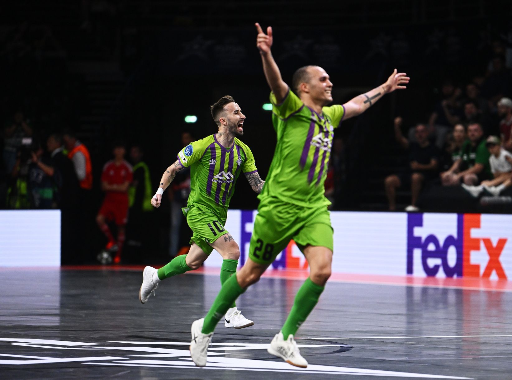 Las imágenes de la victoria del Palma Futsal (0-3) al Sporting que le clasifica a la final de la UEFA Champions Futsal