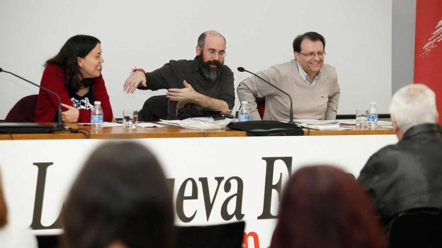 Xana Reyes Fernández, Adrián Redondo y José Manuel Parrilla.