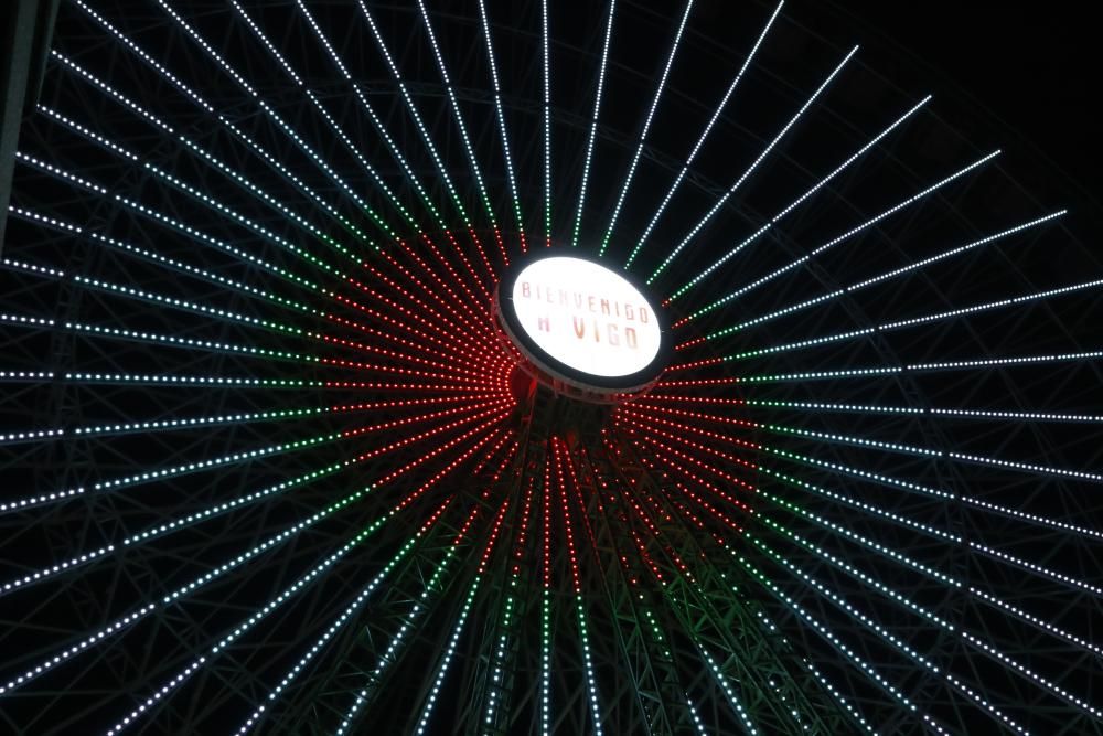Encendido de las luces de Navidad en Vigo 2019.