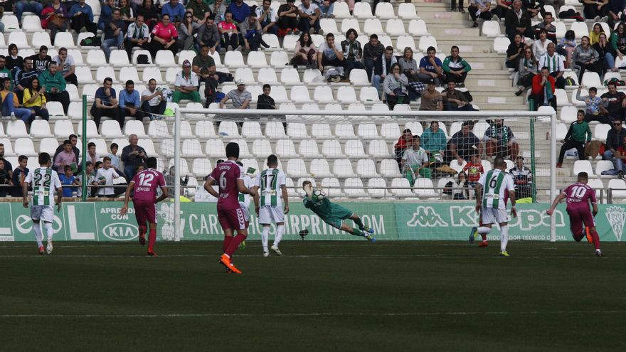 Crónica del Córdoba CF - Valladolid, jornada 28 de la temporada 2017-18, en El Arcángel (2-1)