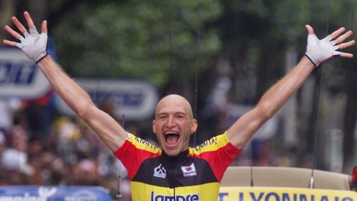 Ludo Dierckxsens, el día que ganó en el Tour.