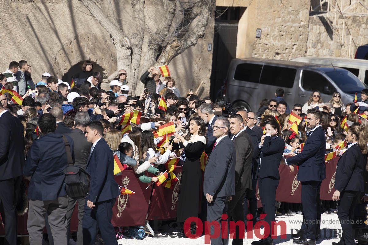 Visita de los reyes de España a Caravaca (explanada de la Basílica)