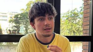 El influencer Àlex Tous en las instalaciones de Regió7