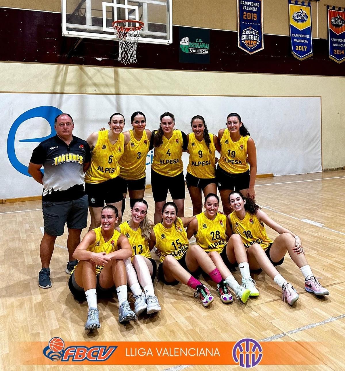 El sénior femenino del CB Tavernes, semifinalista de la Lliga Valenciana