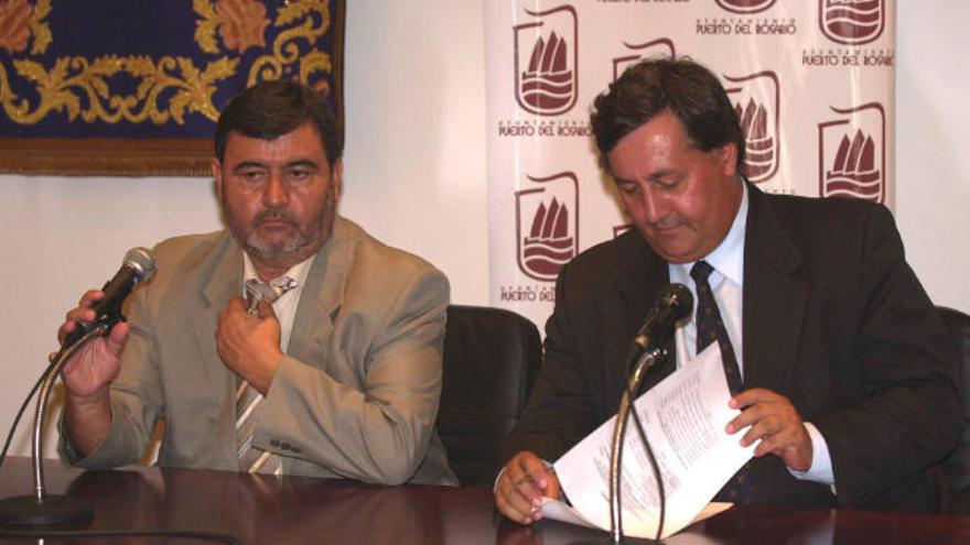 José Juan Herrera (i) y Manuel Travieso, en una imagen de archivo.
