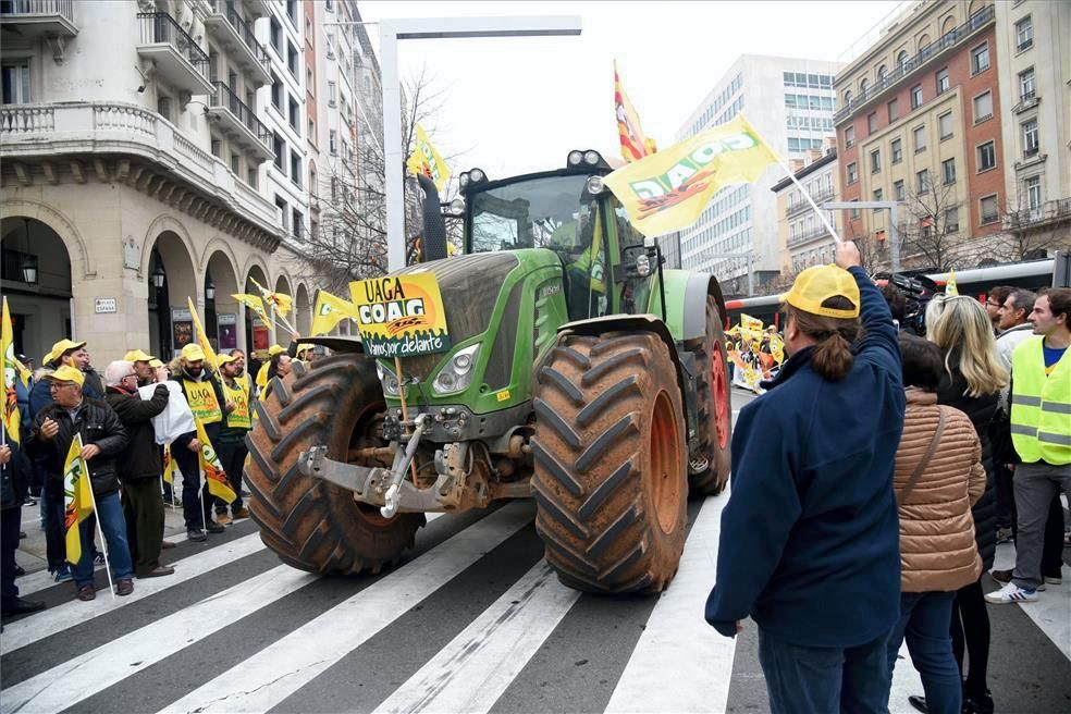 La Tractorada toma Zaragoza