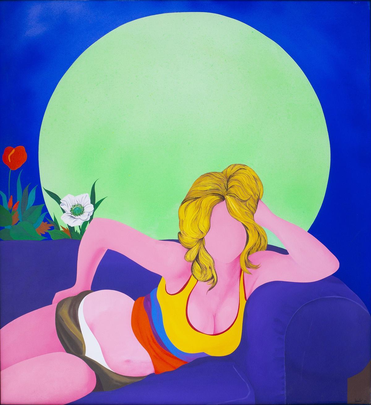 Eduardo Úrculo. 'Yo soy la vamp que ilumina al mundo' 1972. Colección Yoann Úrculo
