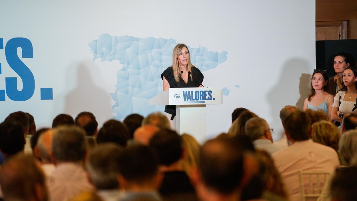 La presidenta Guardiola en un acto público