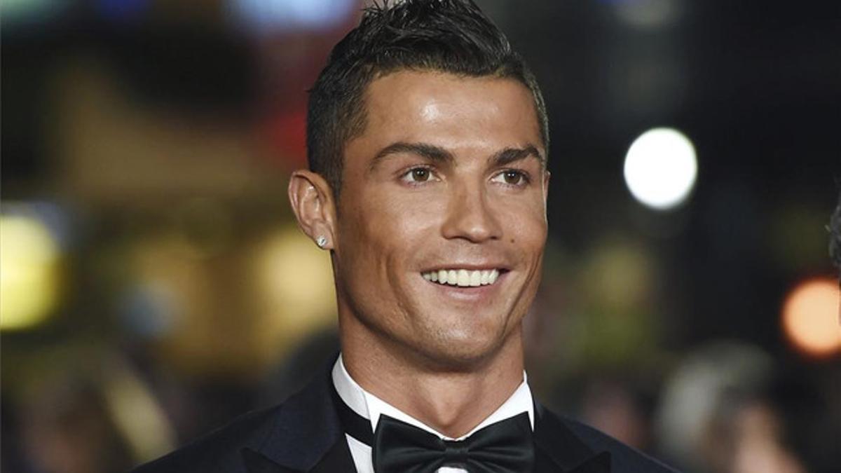 Cristiano Ronaldo durante la presentación de su película