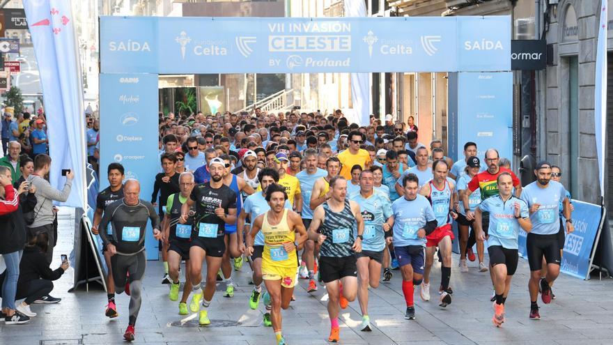 Y el celeste invadió Vigo, esta vez a la carrera