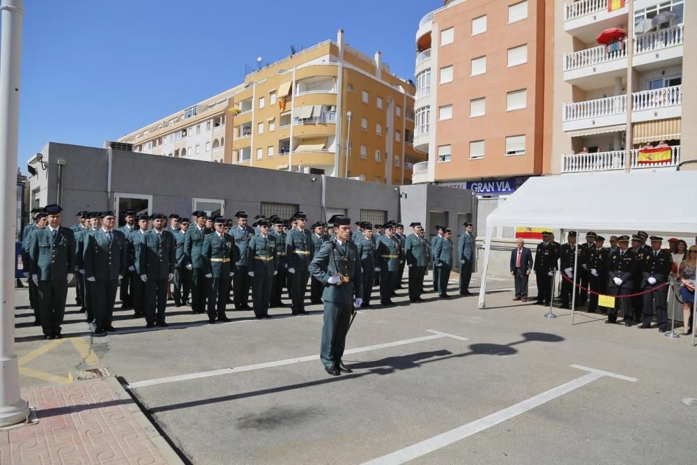 Misa y acto castrense en el cuertel de la Compañía de la Guardia Civil de Torrevieja y la Vega Baja el día de la Virgen del Pilar