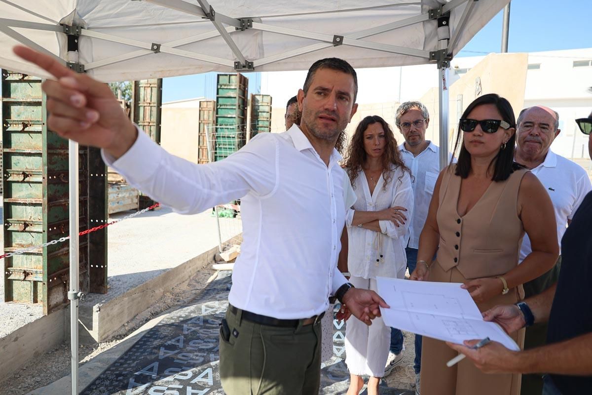 Galería: visita a las obras de la nueva escoleta de Sant Rafel