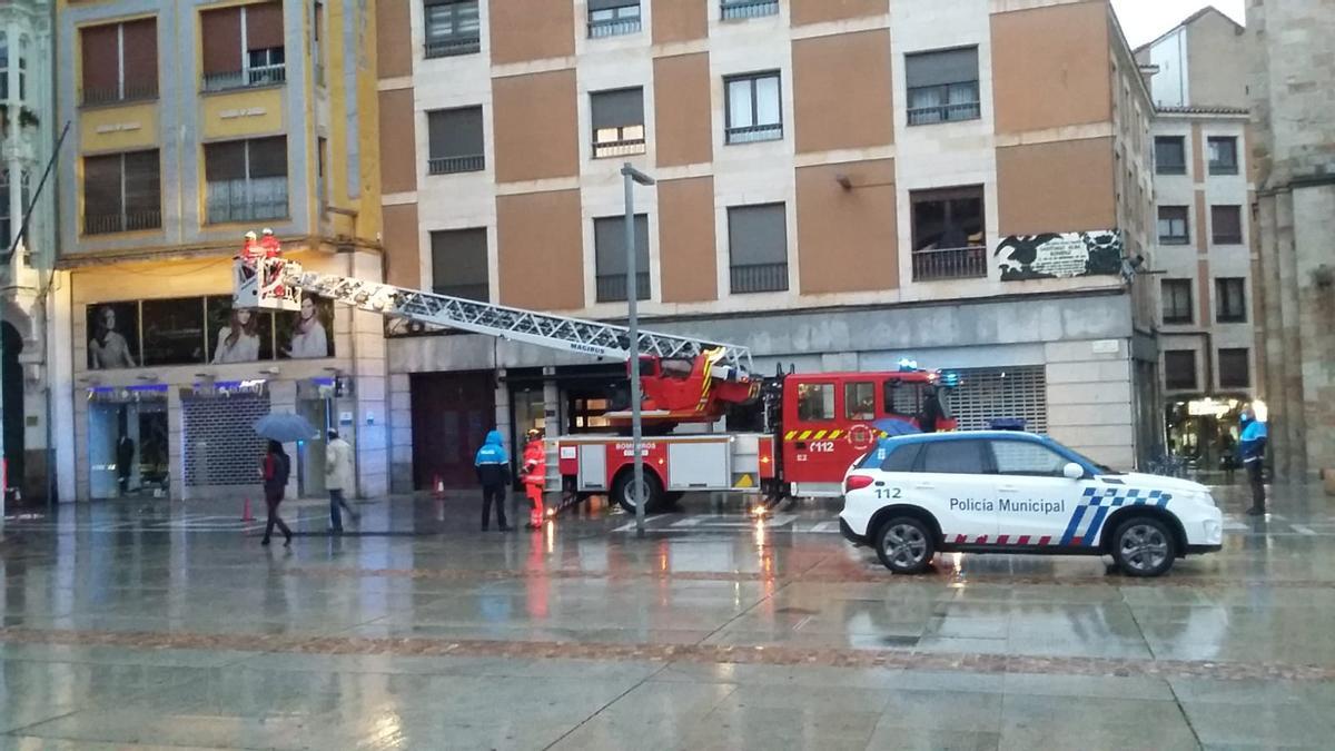 Los bomberos de Zamora, en Santa Clara.