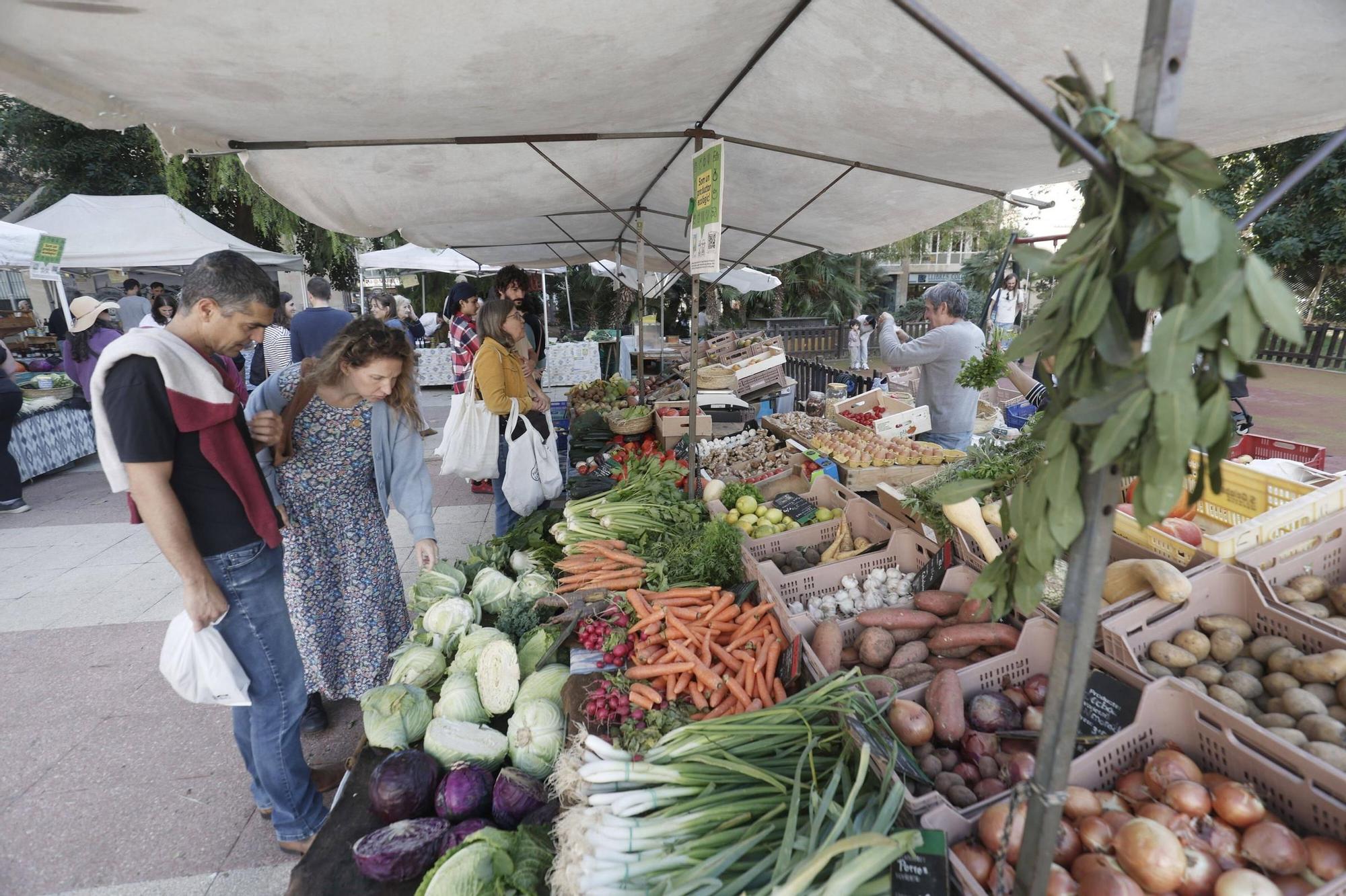 El mercado ecológico de Los Patines cumple 15 años