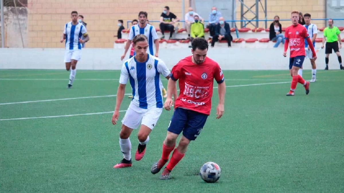 Pablo Guimerá durante el partido.