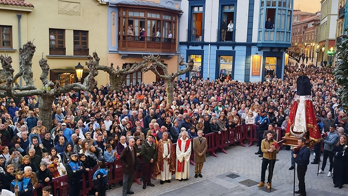Actos de la Semana Santa del año pasado en Candás.
