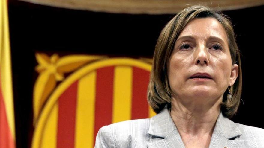 La expresidenta del Parlament catalán Carme Forcadell.