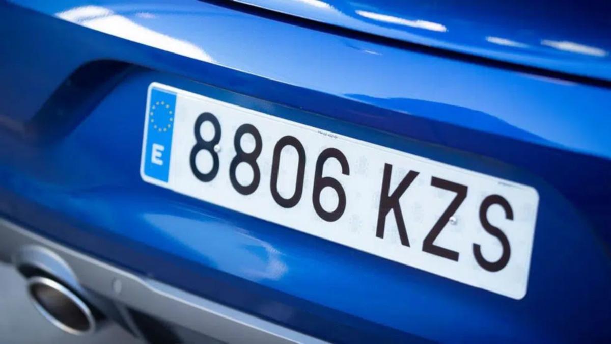 Los tipos de matrícula que hay en España para los vehículos