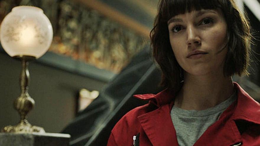 Úrsula Coberó a «La casa de Papel».