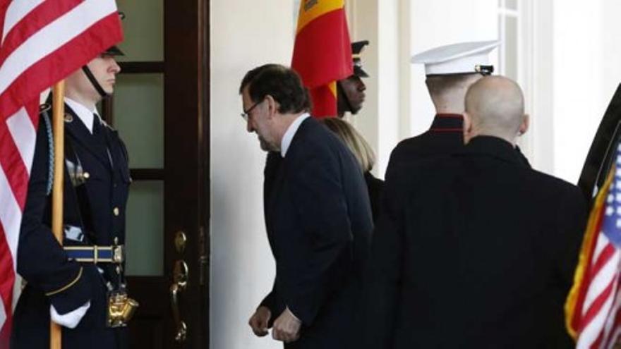 Rajoy llega a la Casa Blanca