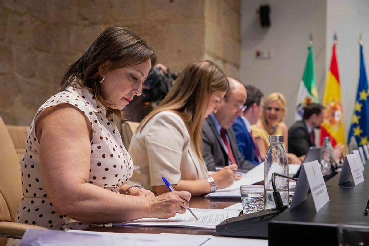 Reunión del Consejo de Gobierno de la Junta de Extremadura.