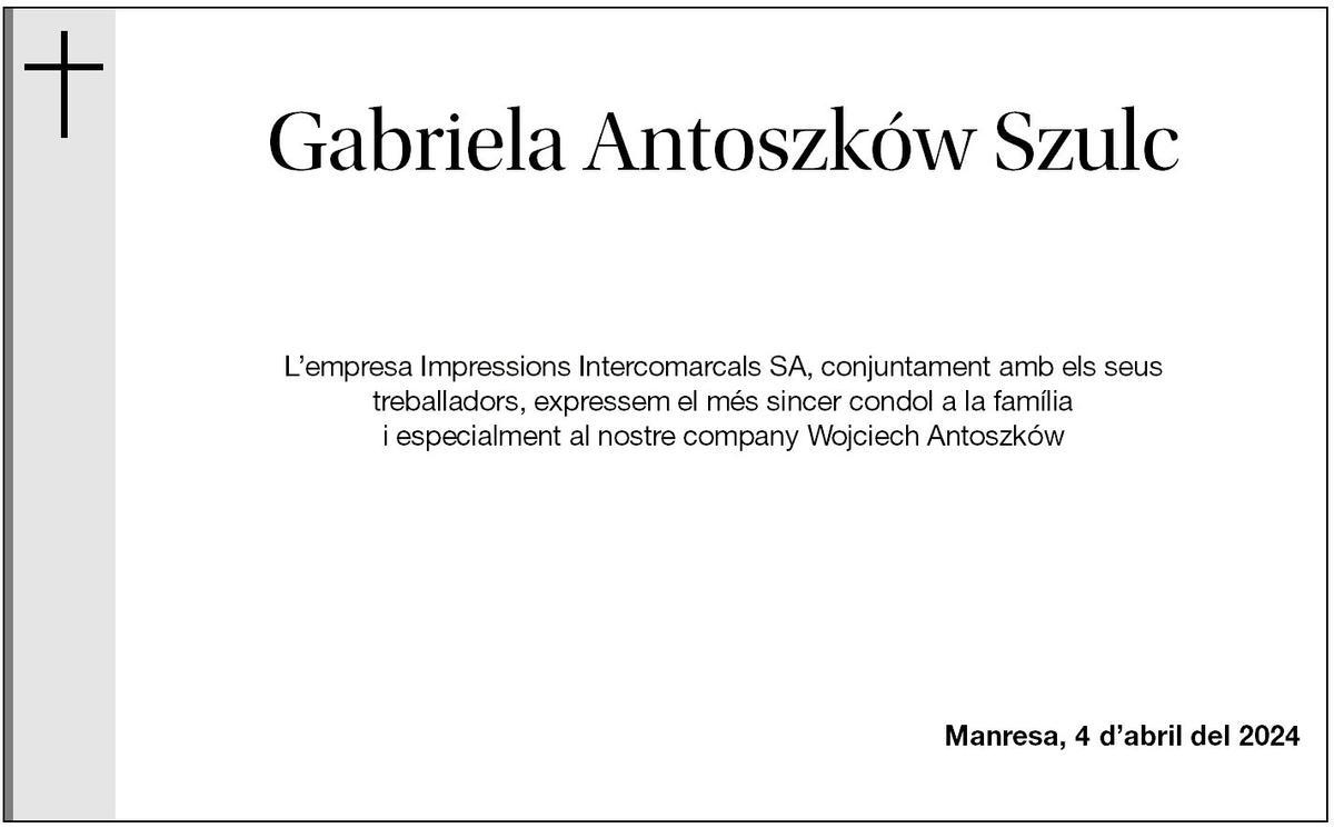 Gabriela Antoszków Szulc