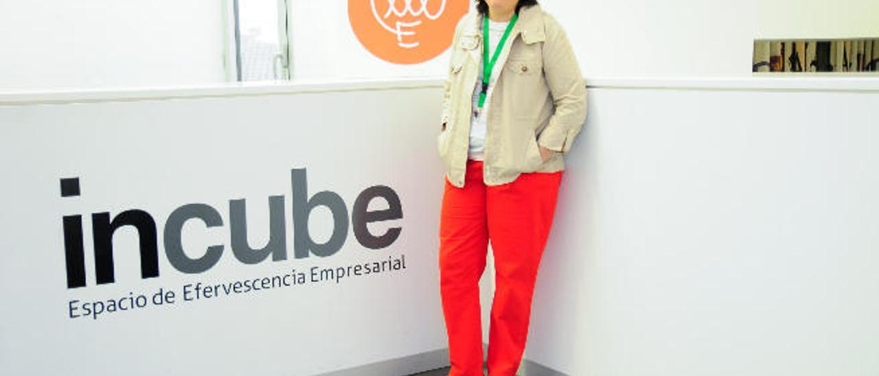 Maica Gil, durante la primera edición de la cubre del Foro Internacional de Mujeres Emprendedoras.