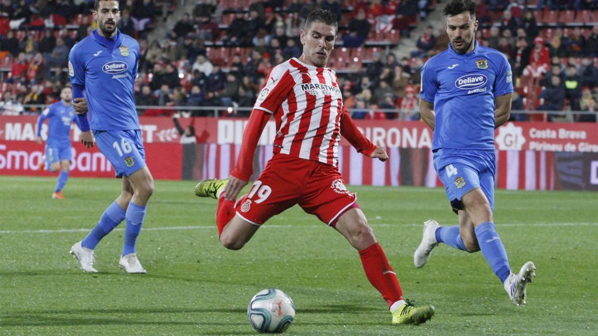 Jonatan Soriano, en un partido con el Girona