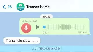 'Transcribeme' y el 'bot' de Whatsapp que crea stickers en segundos