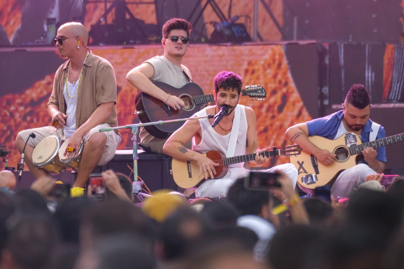 Concierto de Residente y Camilo en el Granca Live Fest