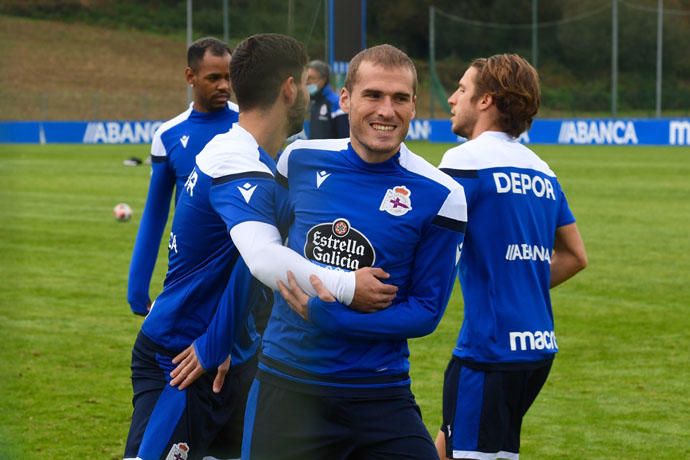 Rolan entrena con el grupo y Valín, lesionado