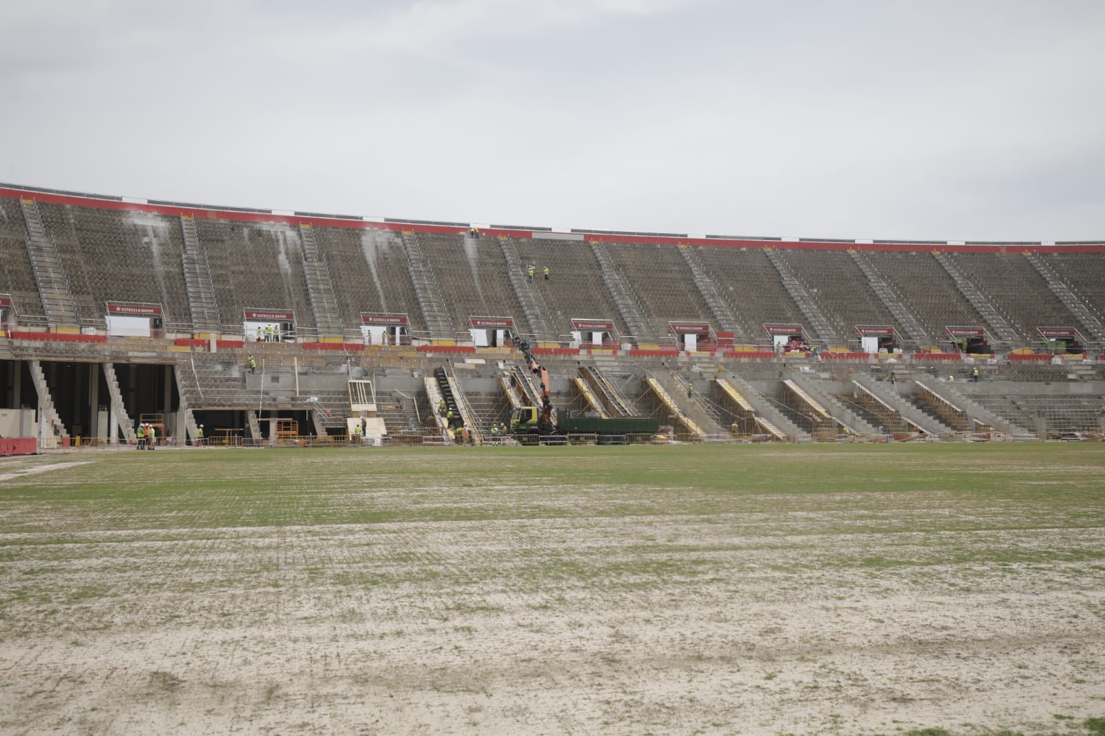 Umbauarbeiten in Son Moix - hier entsteht das neue Stadion von Real Mallorca