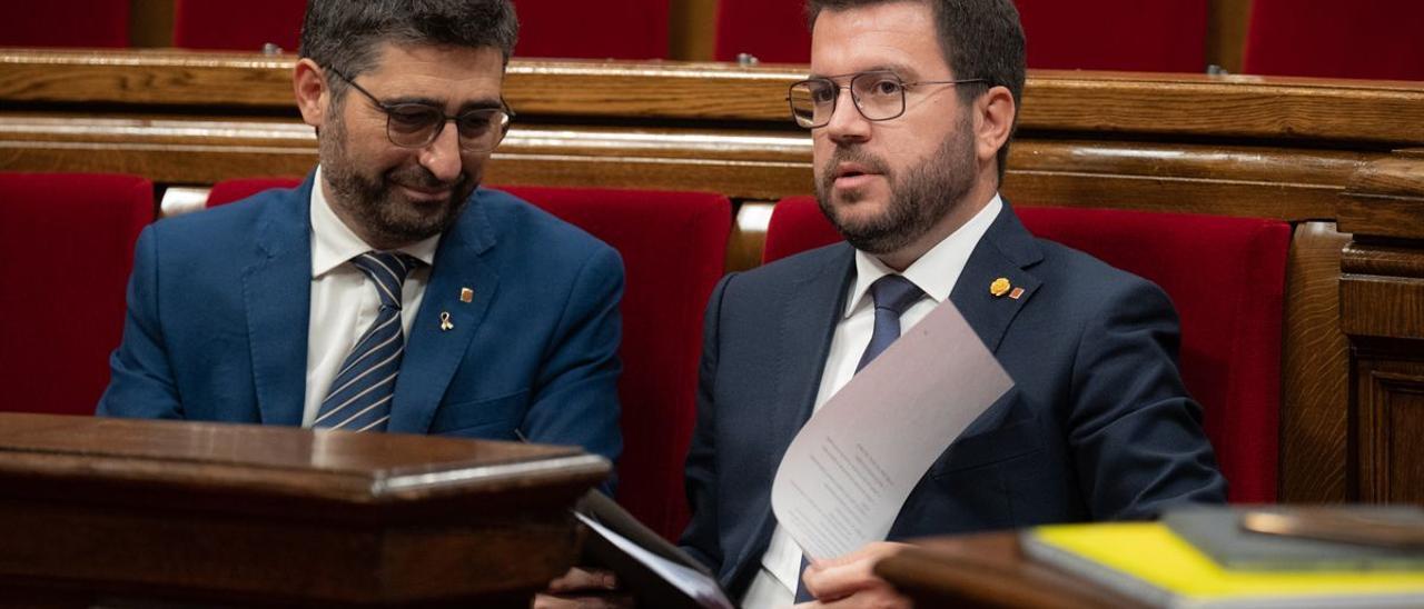 Jordi Puigneró y Pere Aragonès.