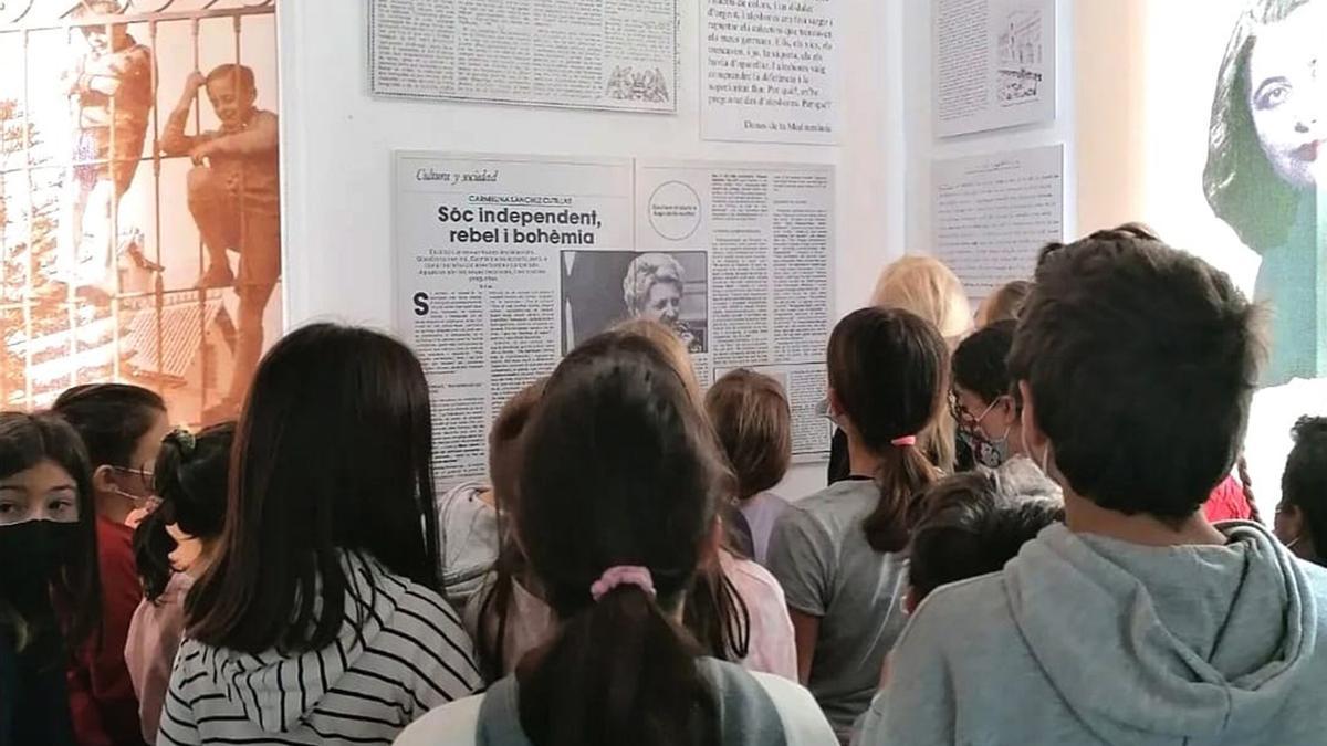 Alumnos de Secundaria, en el Aula Didáctica.