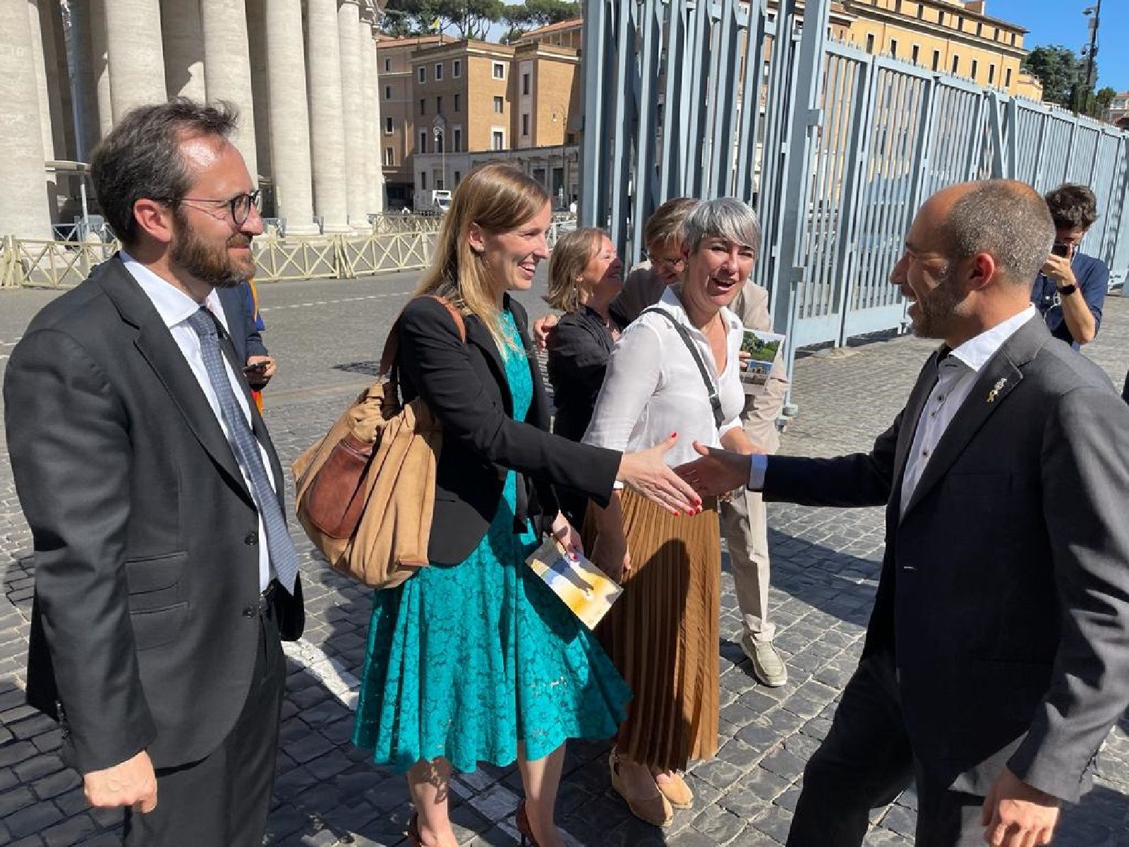 Aloy i Calmet arriben al Vaticà per presentar el documental sobre el Camí Ignasià