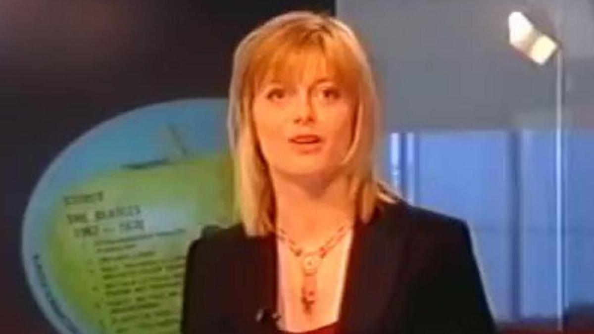 La presentadora Karen Bowerman.
