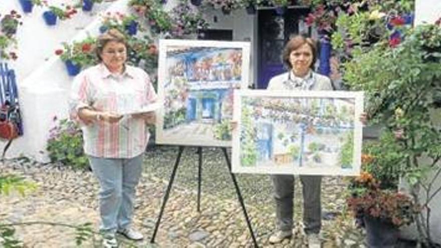 Más de un centenar de pintores ofrecen su visión de los patios