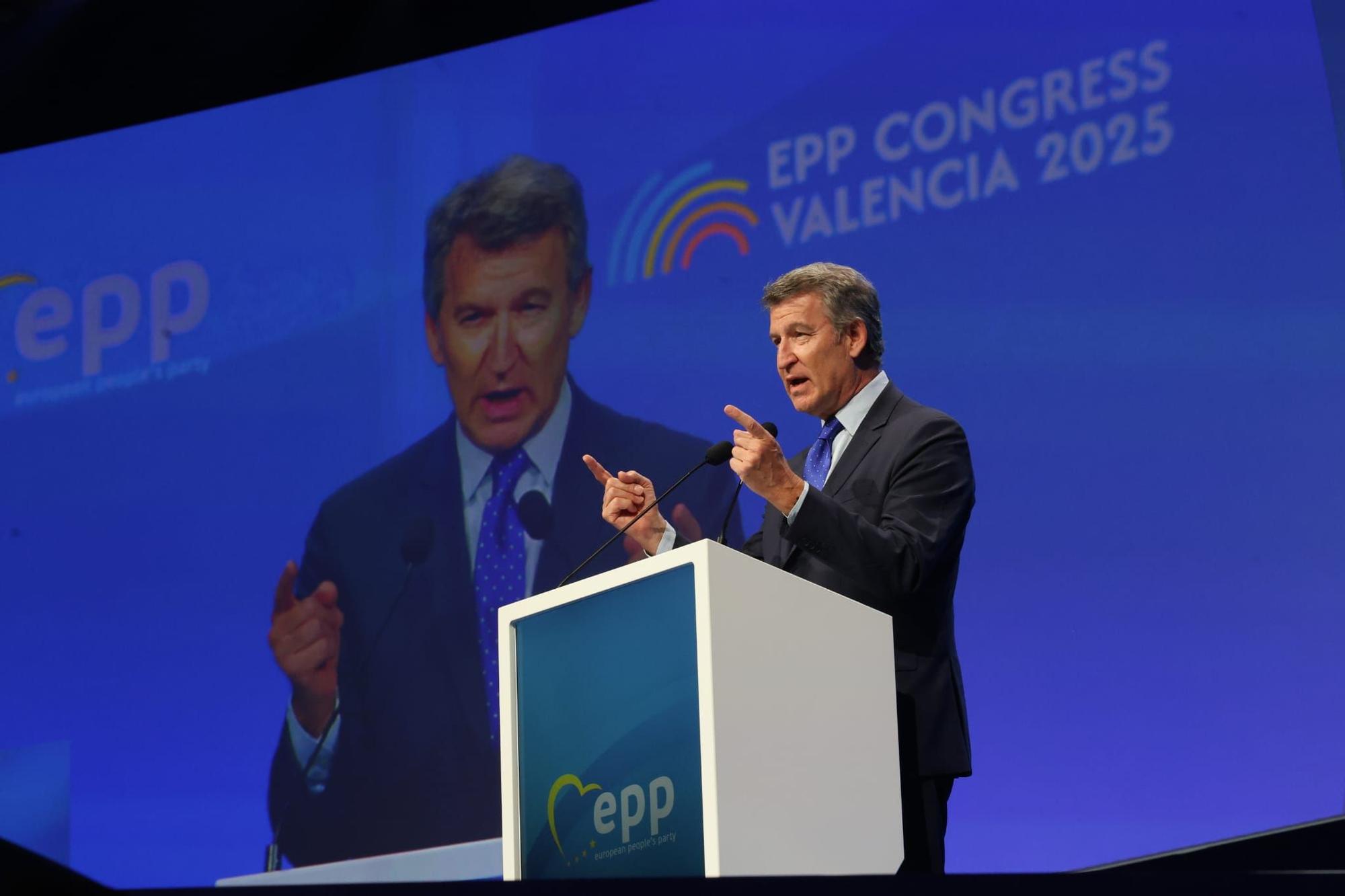 Todas las fotos de la segunda jornada del congreso del PP europeo en València
