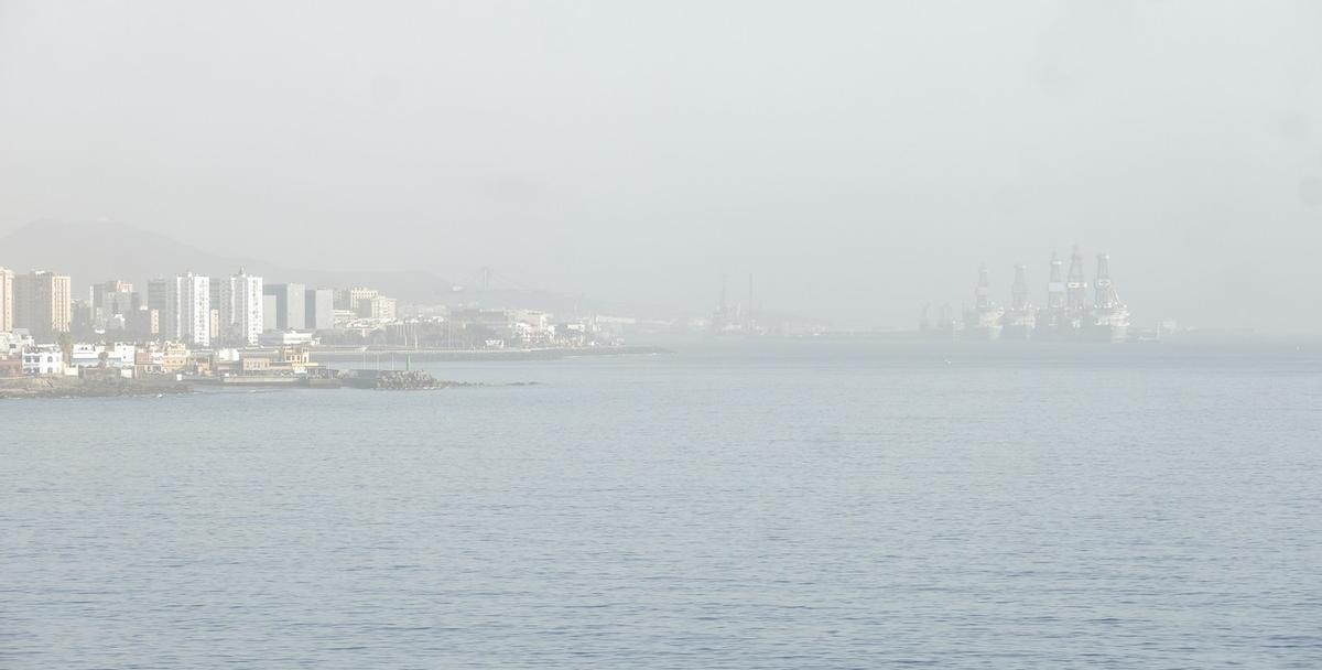 Cielos despejados con ligera calima en Canarias (14 de febrero de 2024)