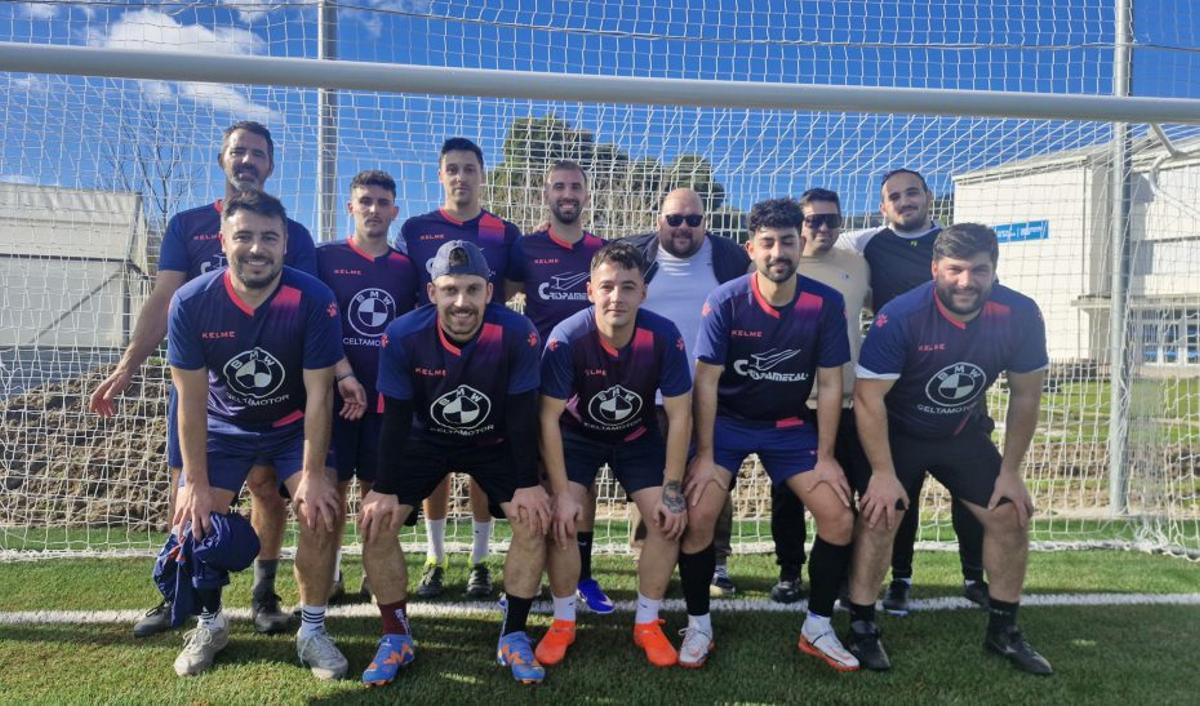 Equipo del Crispametal de la Liga Keniata de Moaña.