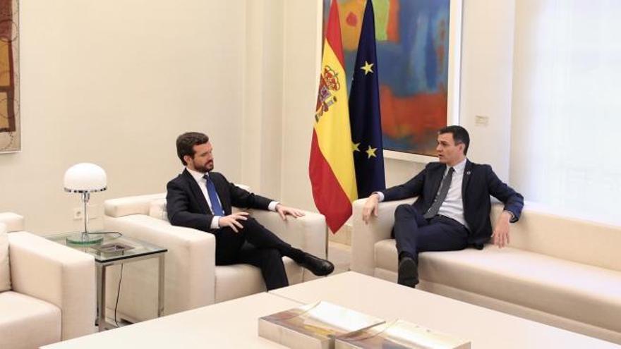 La reunión entre Pedro Sánchez y Pablo Casado ya tiene fecha